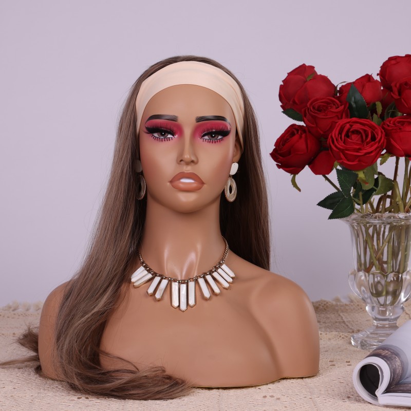 Body Jewelry In Store - PVC Half Body Mannequin Head with