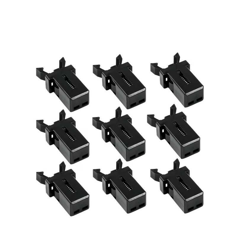 Body Jewelry Kitchener - 20 pcs Spring Snap Buttons, Black