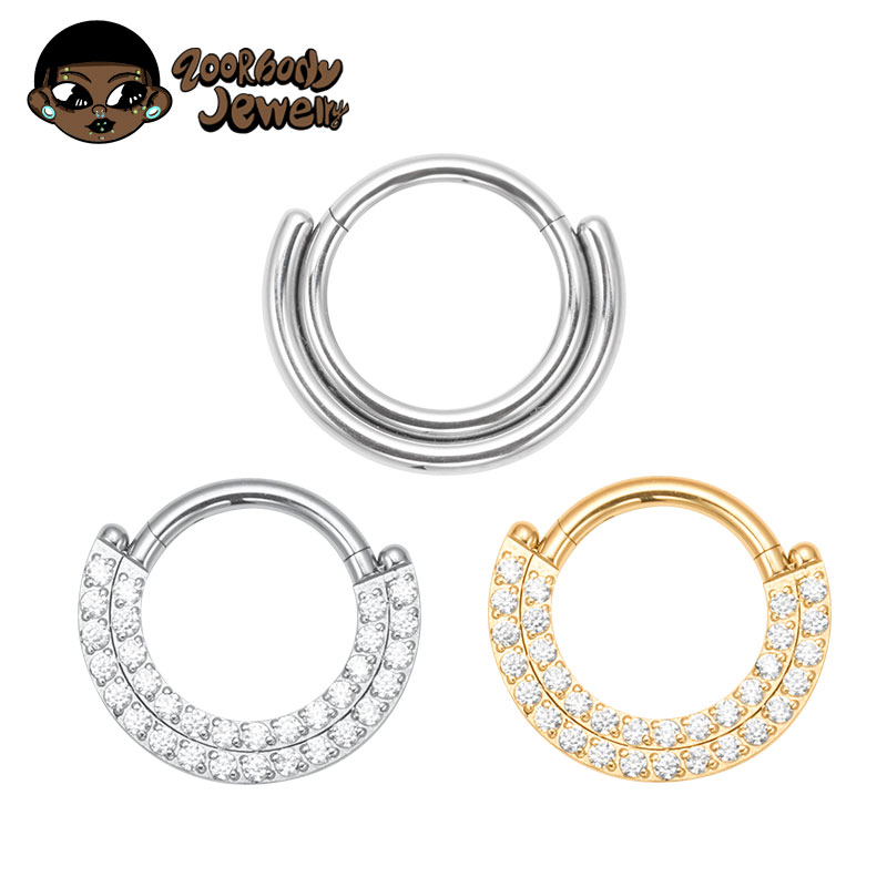 Zoor Body Jewelry - ASTM F136 Titanium Clicker Septum Nose