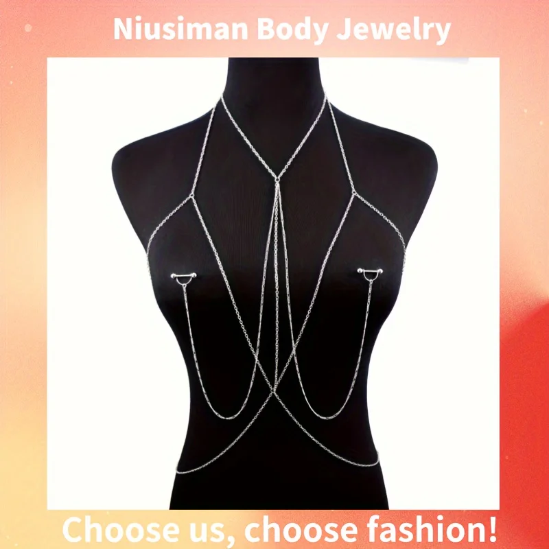 Body Jewelry Nipple Chain - 1pc Elegant & Sexy Body Chain