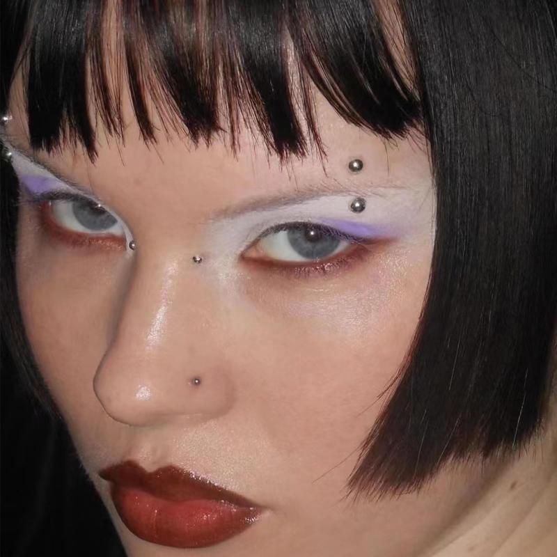 Body Jewelry Piercing - 321pcs Non Piercing Lip Studs Sticker