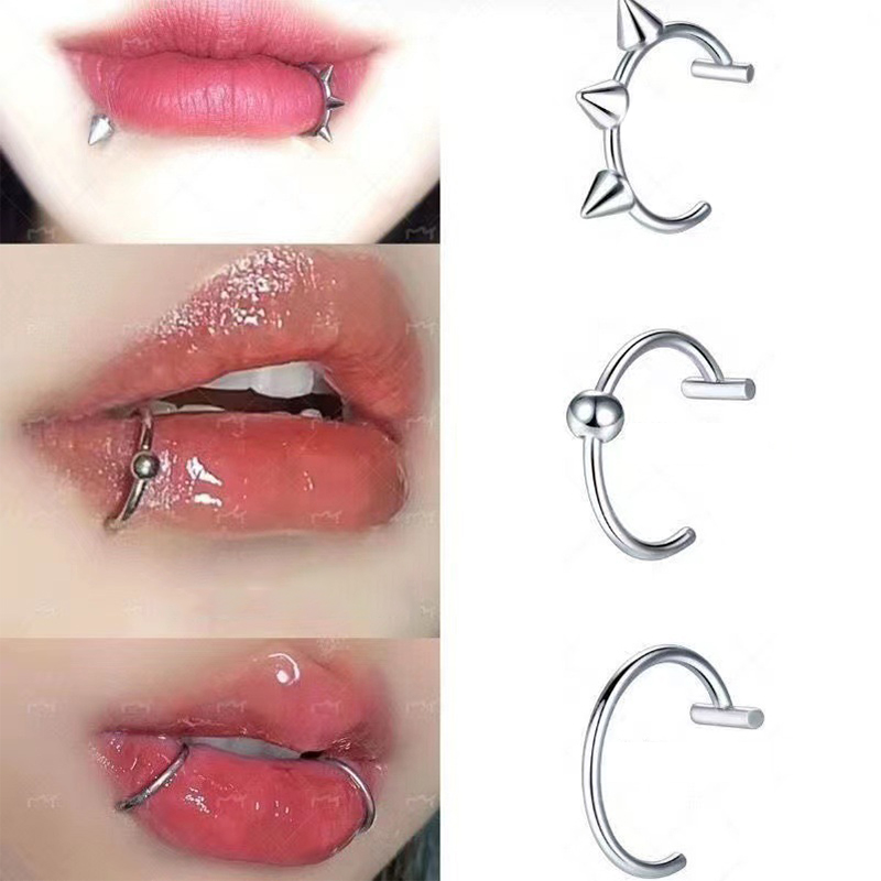 Body Jewelry And Earrings - 1Pc Stainless Steel Fake Nose Ring