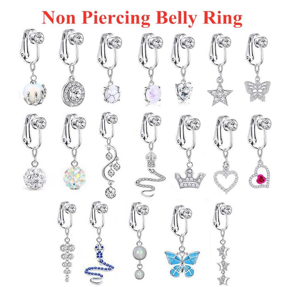 Body Jewelry And Earrings - Beach Accessories Non Piercing Clip On