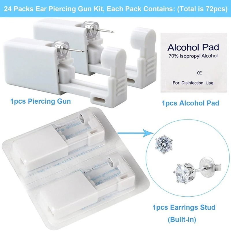 1/50pcs Ear Piercing Gun Dispo - Body Jewelry Factory review and price