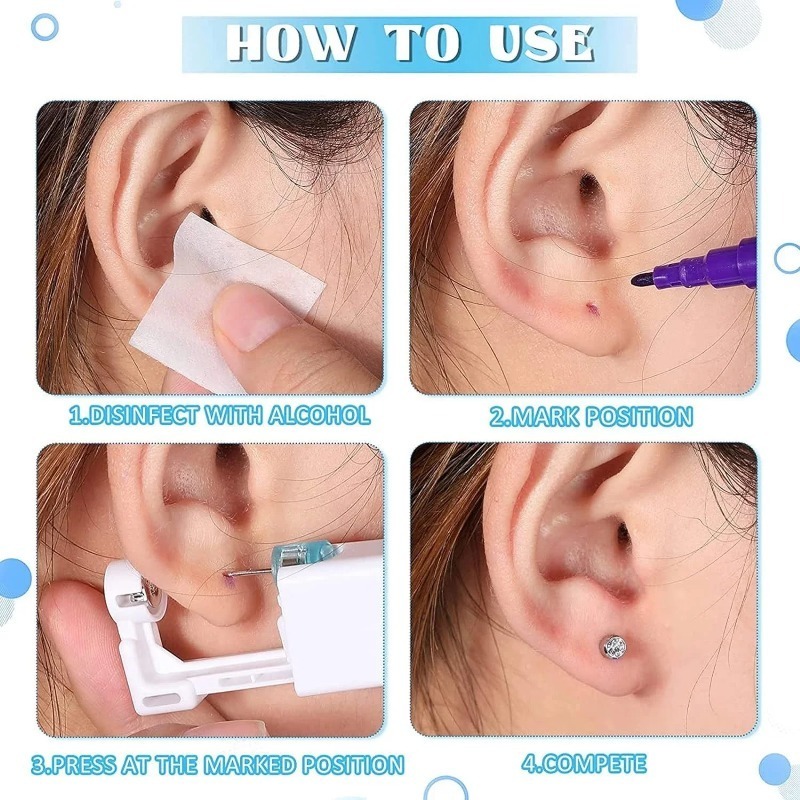 1/50pcs Ear Piercing Gun Dispo - Body Jewelry Factory review and price