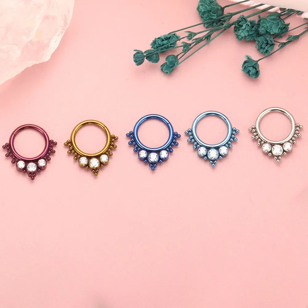 ASTM F136 Titanium Clicker Hig - Body Jewelry Quality review and price