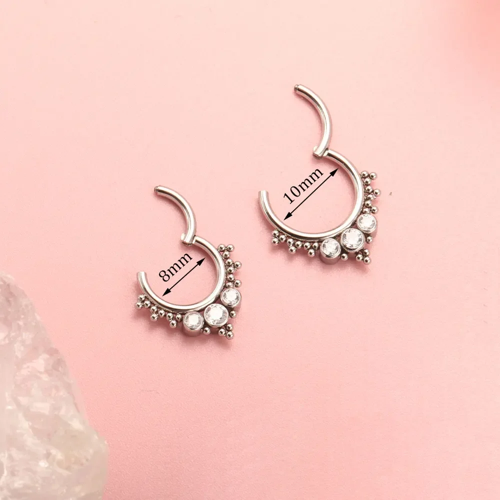 ASTM F136 Titanium Clicker Hig - Body Jewelry Quality review and price