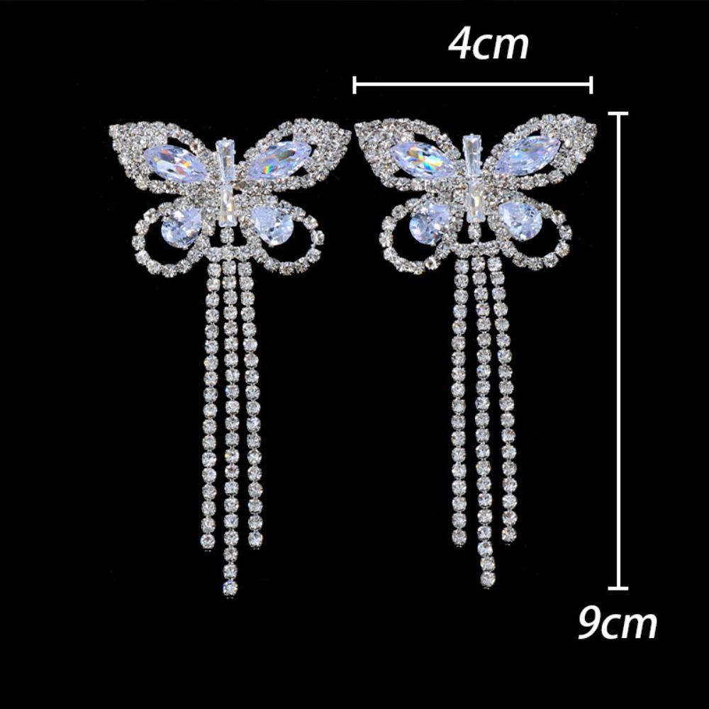 Sexy Rhinestone Butterfly Tass - Body Jewelry Nipple Chain review and price