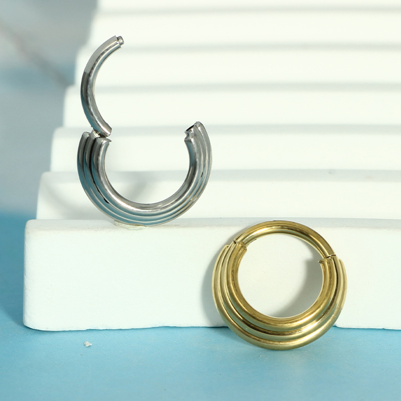 Nose Hoop Earrings Metal Nose  - Body Jewelry And Earrings review and price