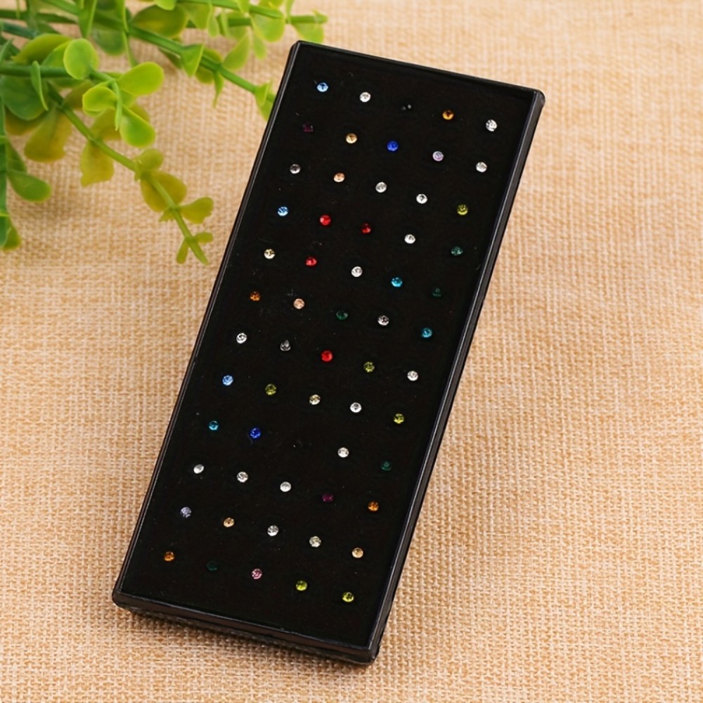 60pcs Nose Ring Set Stud Earri - Body Jewelry In Store review and price