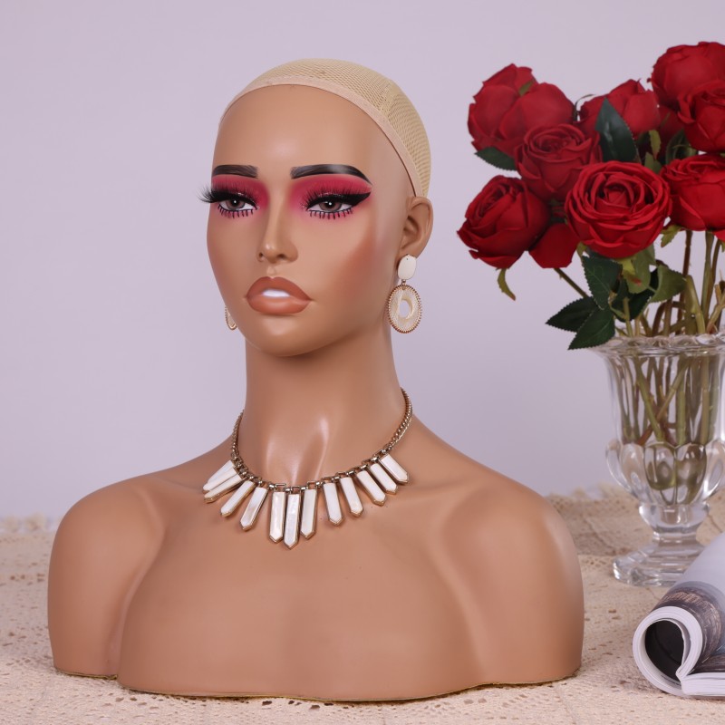 PVC Half Body Mannequin Head w - Body Jewelry In Store review and price