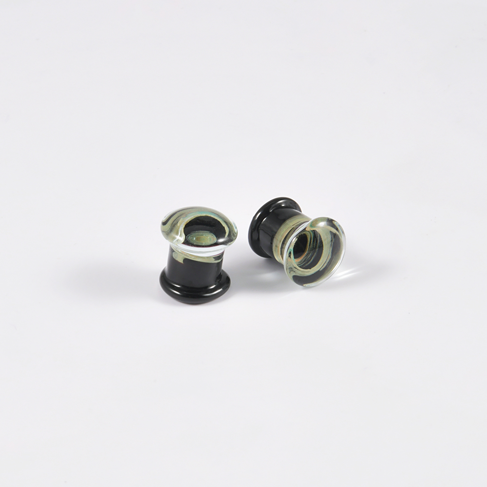 Pair Quality Glass Vortex Ear  - Body Jewelry Quality review and price
