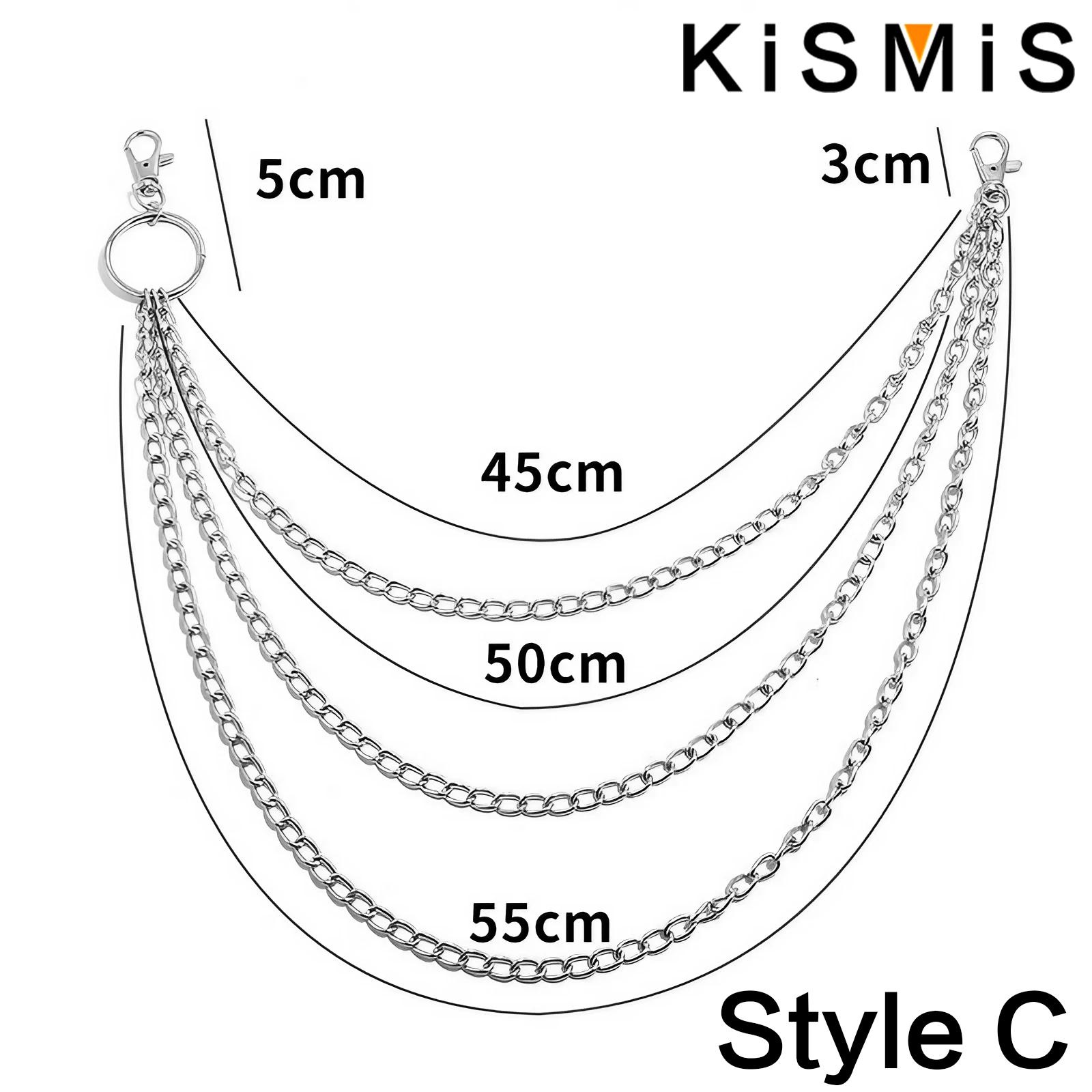 KISMIS 1PC Punk Street keychai - Body Jewelry Leg Chain review and price