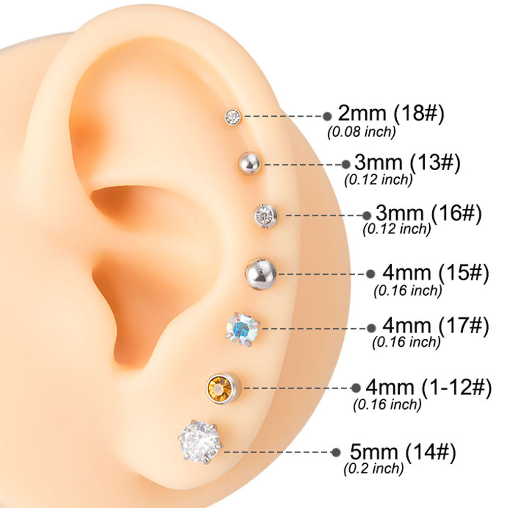 1pc Disposable Green Ear Pierc - Body Jewelry Factory review and price
