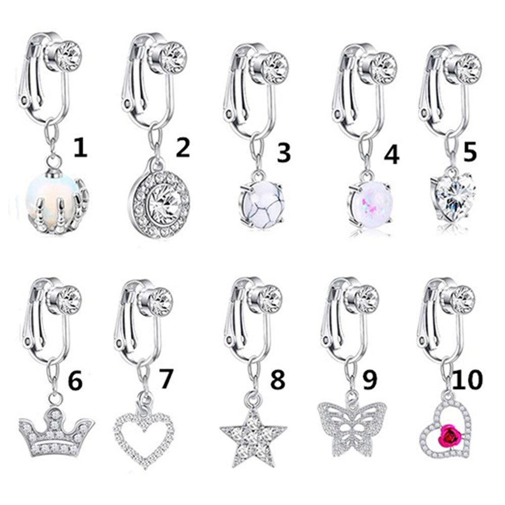 Accessories Clip On Earrings C - Body Jewelry And Earrings review and price