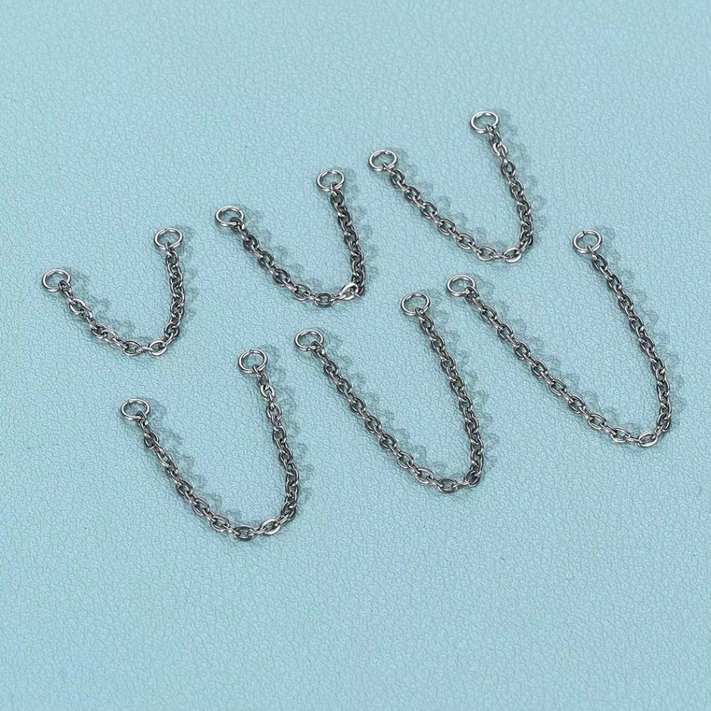 Fashion Titanium Nose Chain Do - Body Jewelry Piercing review and price