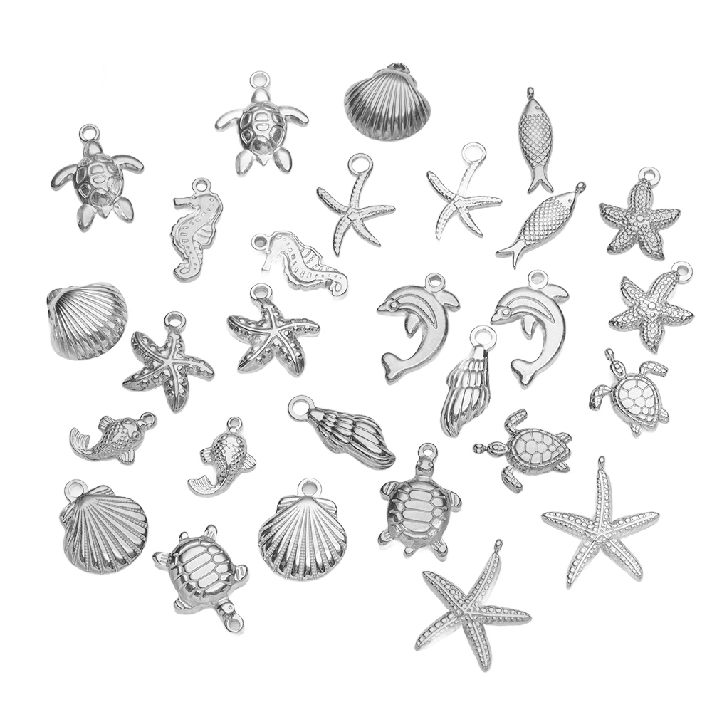 10pcs Stainless Steel Summer B - Body Jewelry Beach review and price