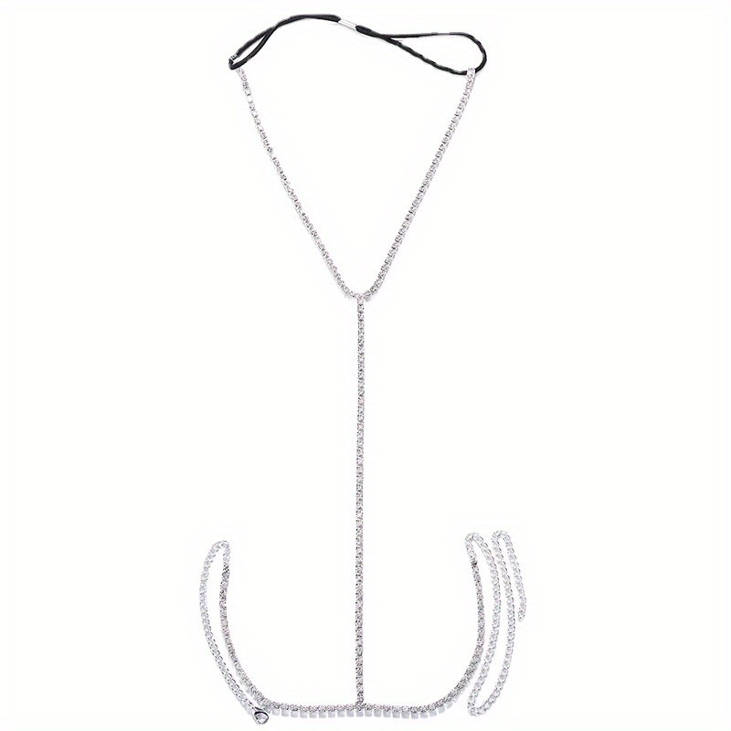 1 piece of sparkling rhineston - Body Jewelry Leg Chain review and price