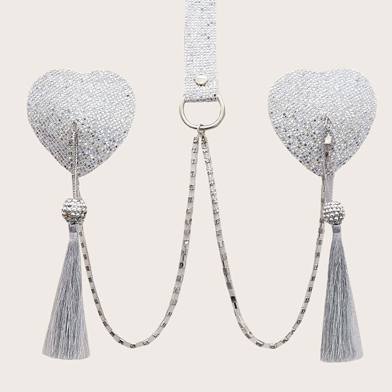Western Fringe Pasties Chain w - Body Jewelry Nipple Chain review and price