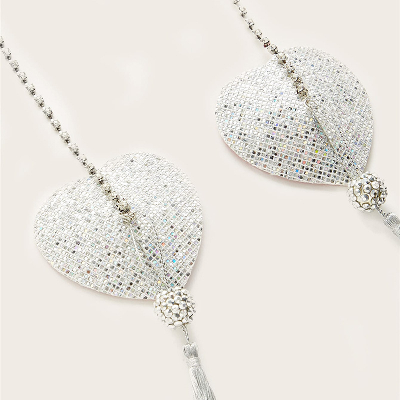 Western Fringe Pasties Chain w - Body Jewelry Nipple Chain review and price