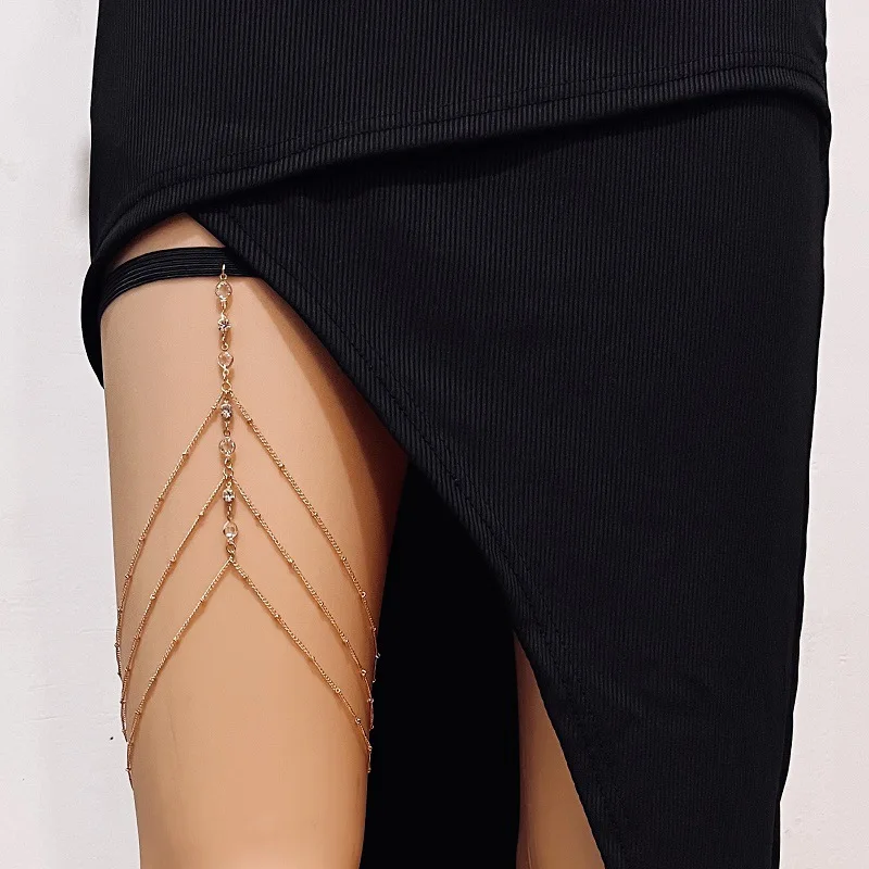 Fashion Summer Bohemian Thigh  - Body Jewelry Leg Chain review and price