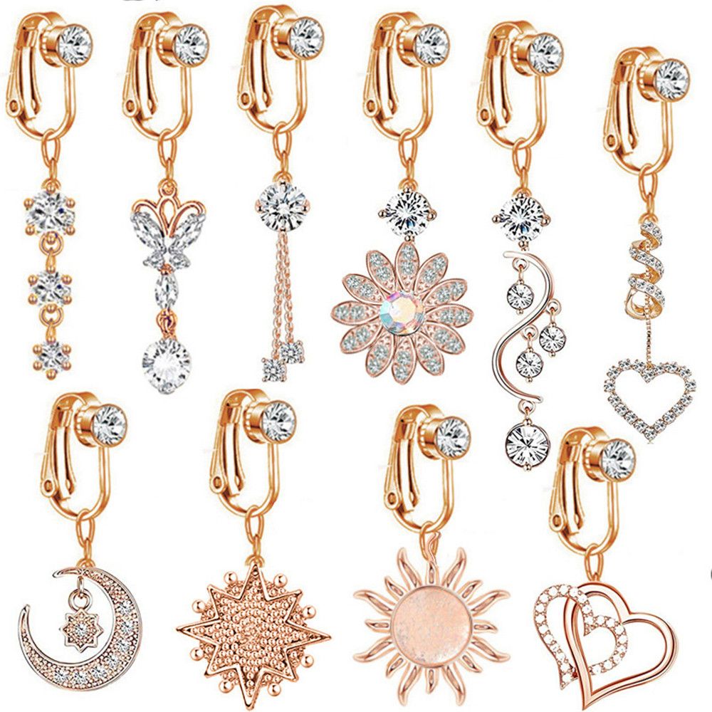 Clip On Umbilical Cartilage Cl - Body Jewelry And Earrings review and price