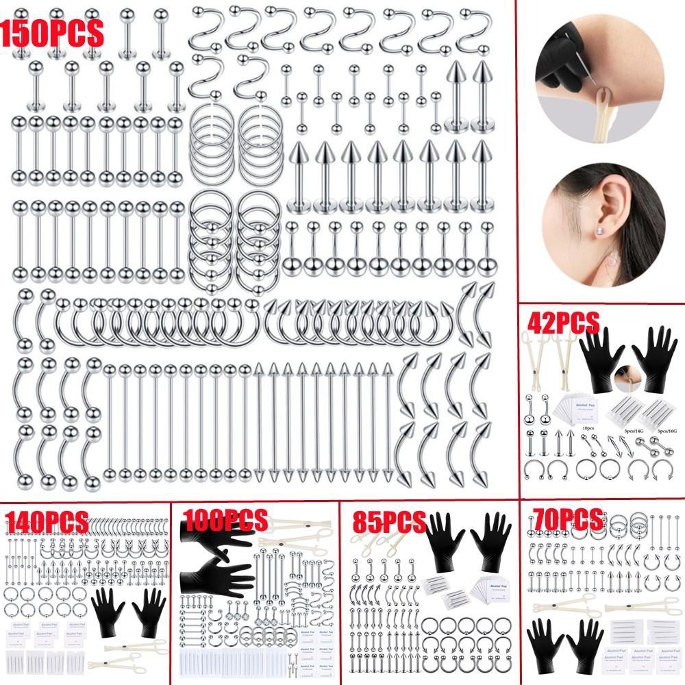 150/140/85/70/42Pcs Body Pierc - Body Jewelry Piercing review and price