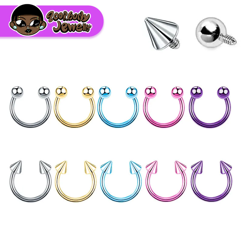 5pcs ASTM F136 Titanium Horses - Zoor Body Jewelry review and price