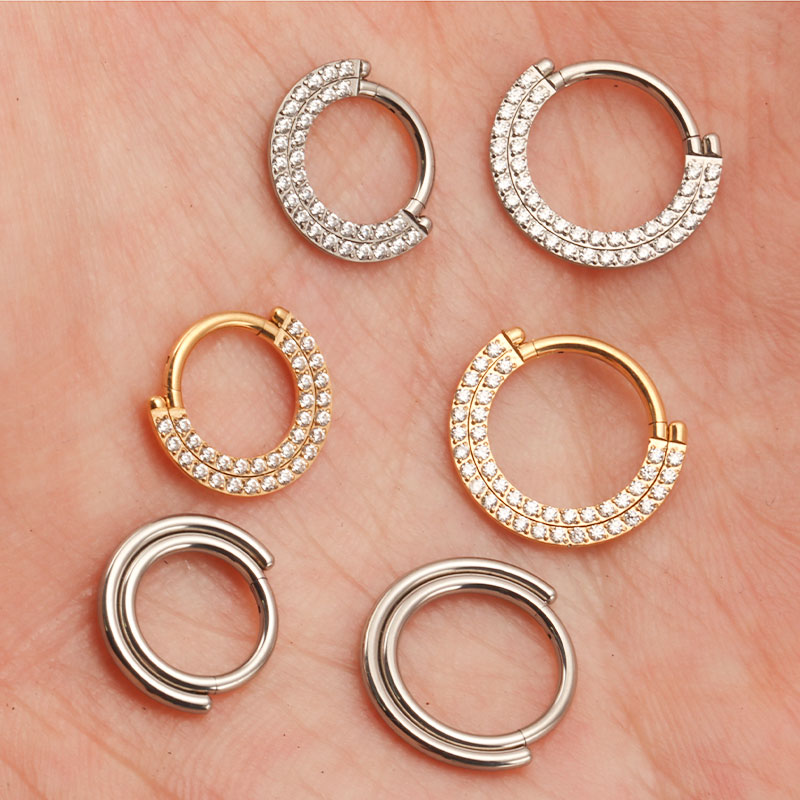 ASTM F136 Titanium Clicker Sep - Zoor Body Jewelry review and price