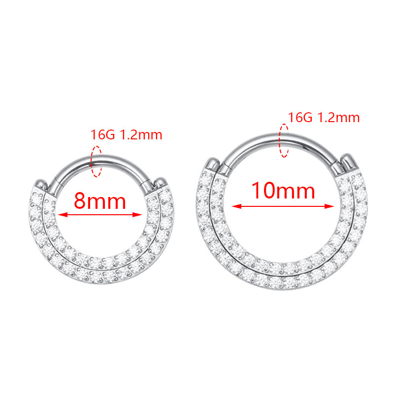 ASTM F136 Titanium Clicker Sep - Zoor Body Jewelry review and price