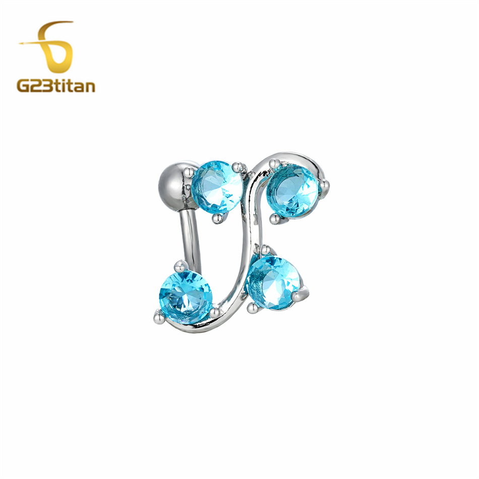 Stainless Steel Curved Belly R - Body Jewelry Shop review and price