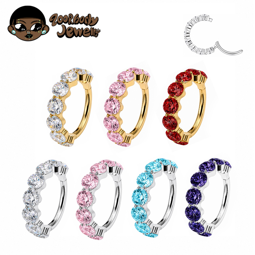 ZOOR F136 Titanium Luxury Zirc - Zoor Body Jewelry review and price