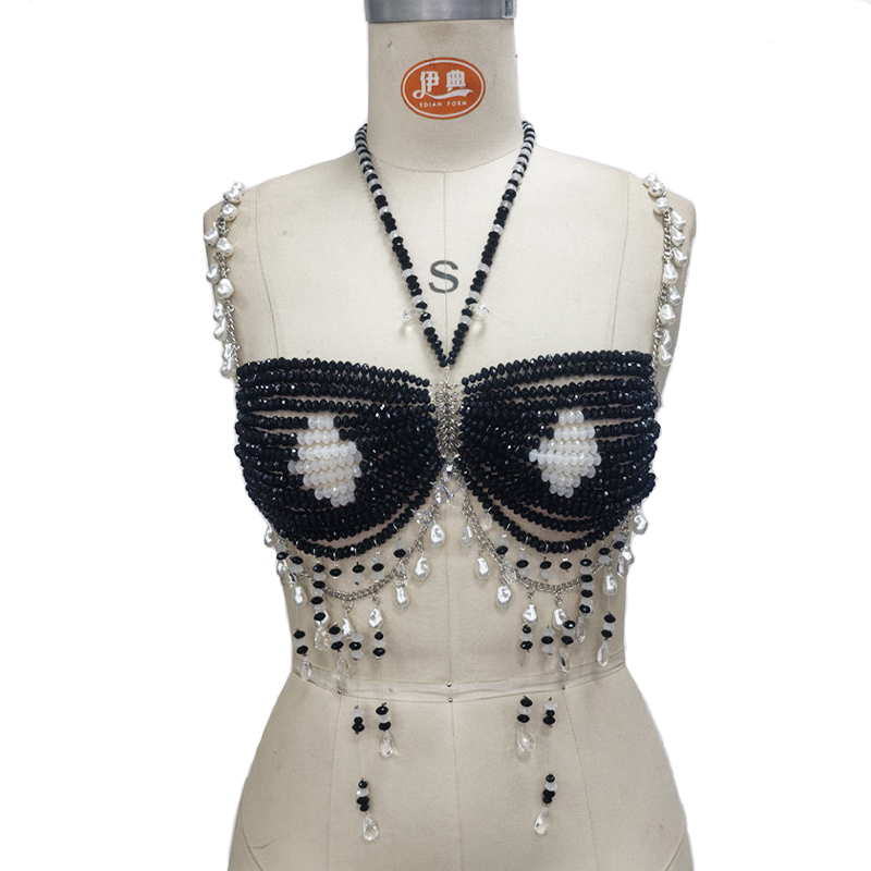 Handmade Female Crystal Body C - Body Jewelry Nipple Chain review and price