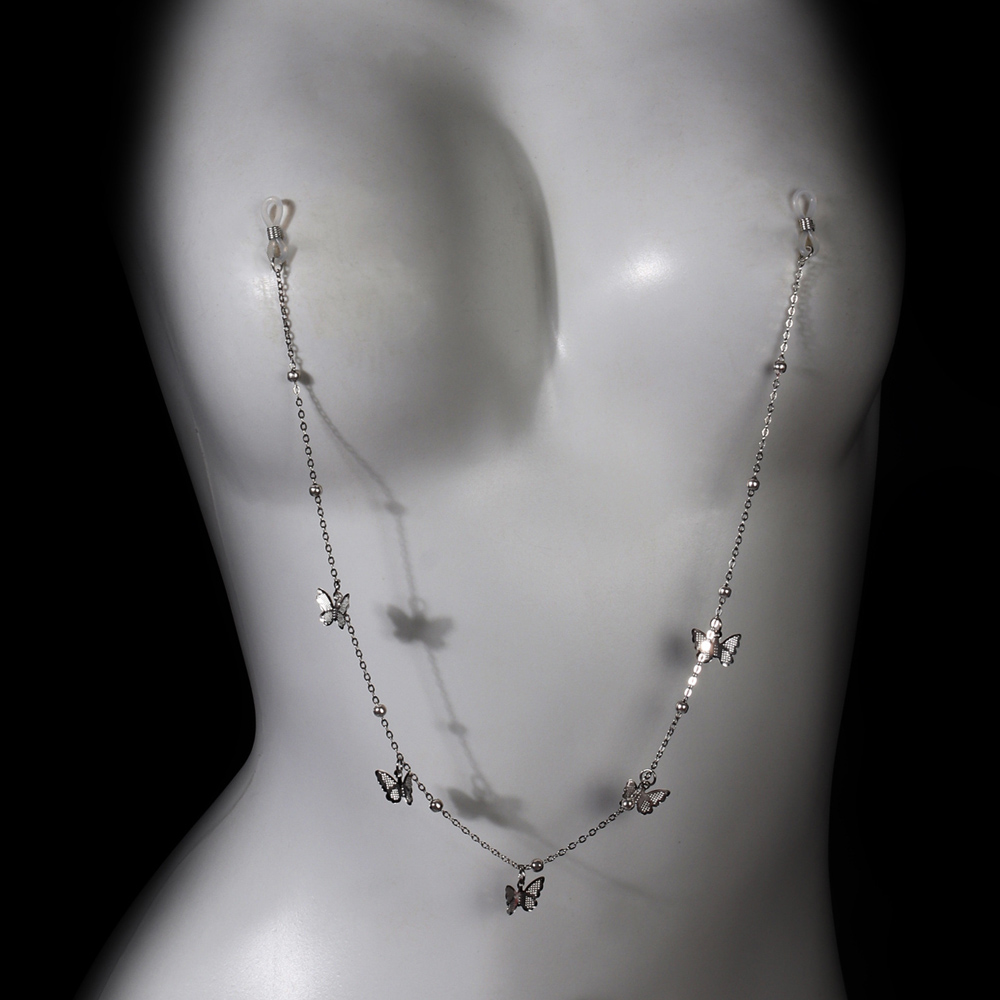 Sexy Metal Butterfly Nipple Ch - Body Jewelry Nipple Chain review and price