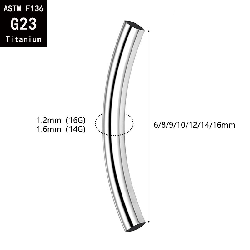 5 Pcs/Lot ASTM F136 Titanium I - Zoor Body Jewelry review and price