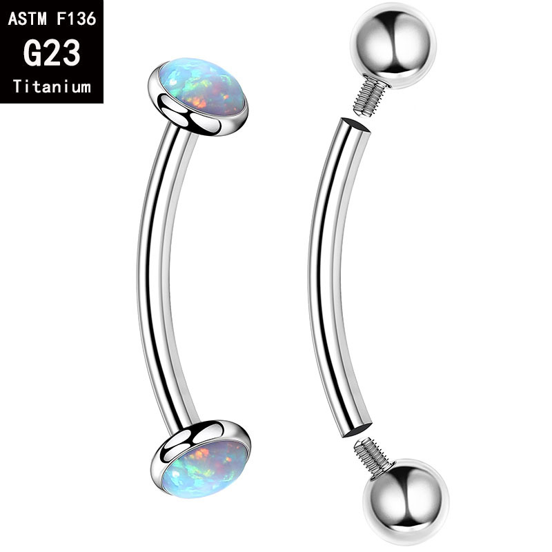 5 Pcs/Lot ASTM F136 Titanium I - Zoor Body Jewelry review and price