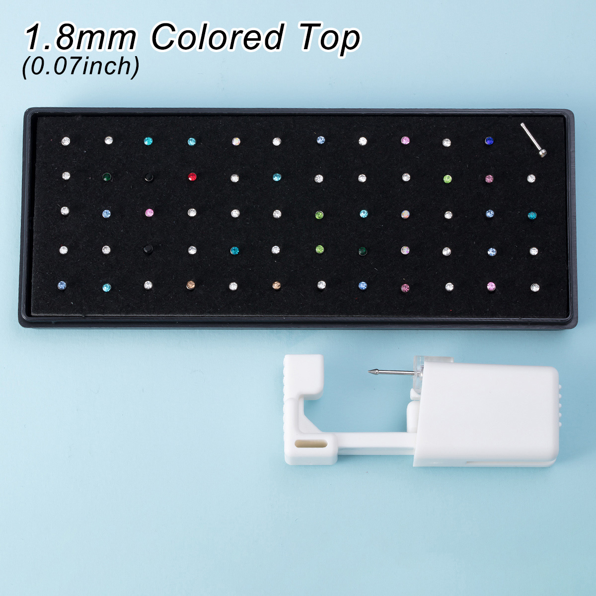 61PCS Nose Piercing Kit Includ - Body Jewelry Factory review and price