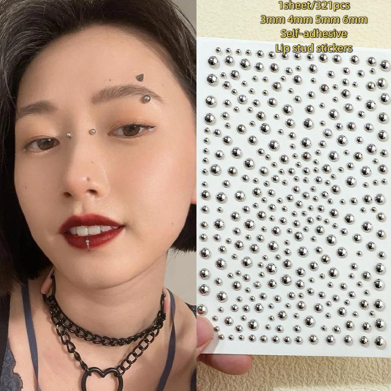 321pcs Non Piercing Lip Studs  - Body Jewelry Piercing review and price