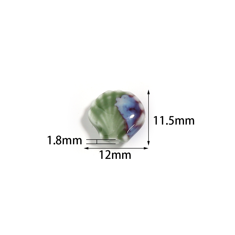 5pcs Seashell Shape Ceramic Be - Body Jewelry Beach review and price