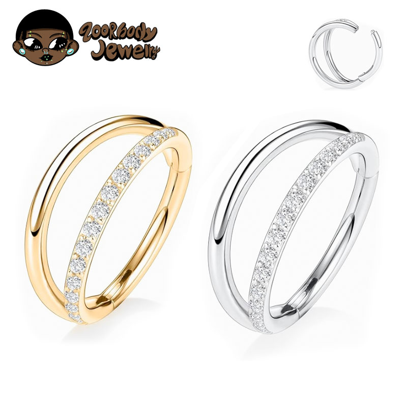 ASTM F136 Titanium 16G Moon No - Zoor Body Jewelry review and price