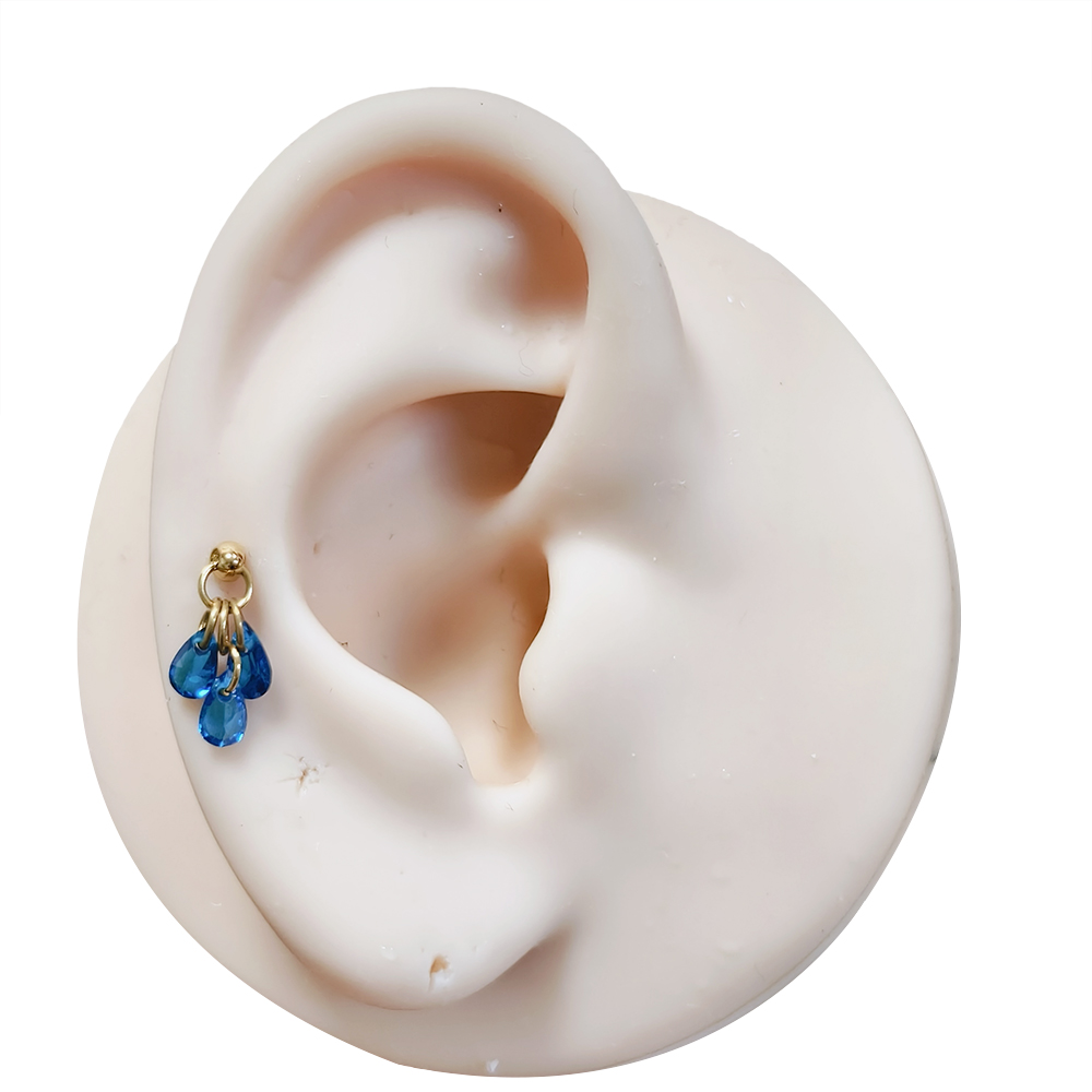 ASTM F136 G23 Titanium Teardro - Zoor Body Jewelry review and price