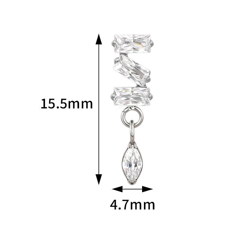 ASTM F136 Titanium EAR PIERC H - Body Jewelry Factory review and price