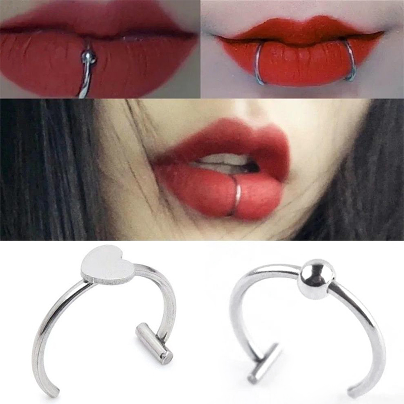 1Pc Stainless Steel Fake Nose  - Body Jewelry And Earrings review and price