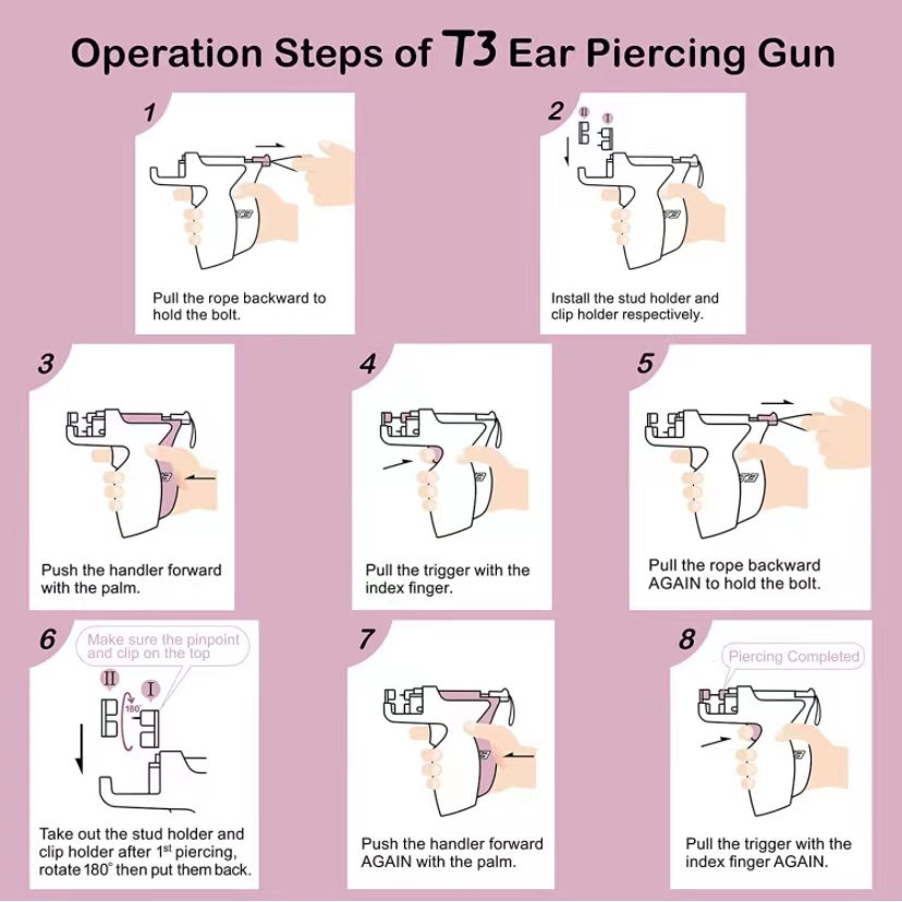 T3 Ear Piercing Gun Kit Asepti - Body Jewelry In Store review and price