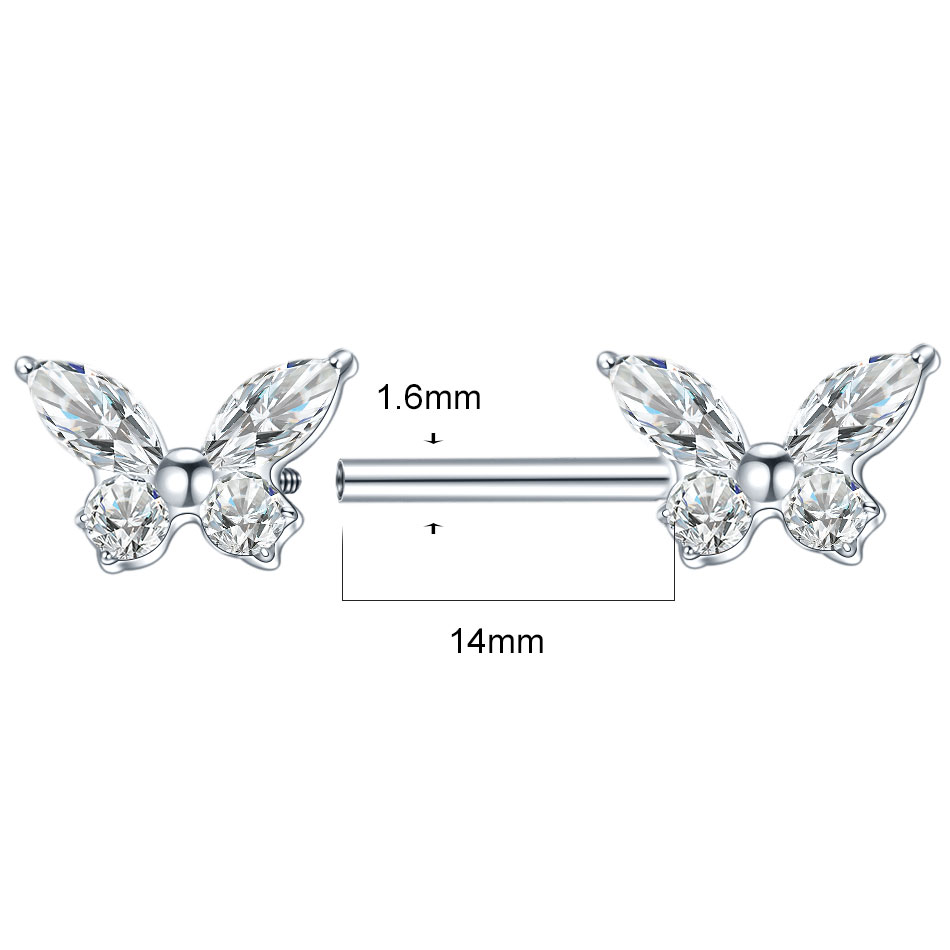 1Pc G23 Titanium Nipple Ring S - Zoor Body Jewelry review and price