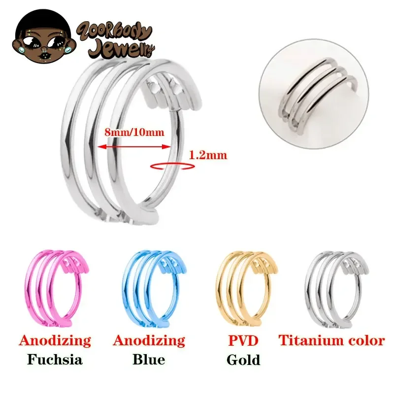 G23 Titanium Three Layer Hollo - Body Jewelry Quality review and price