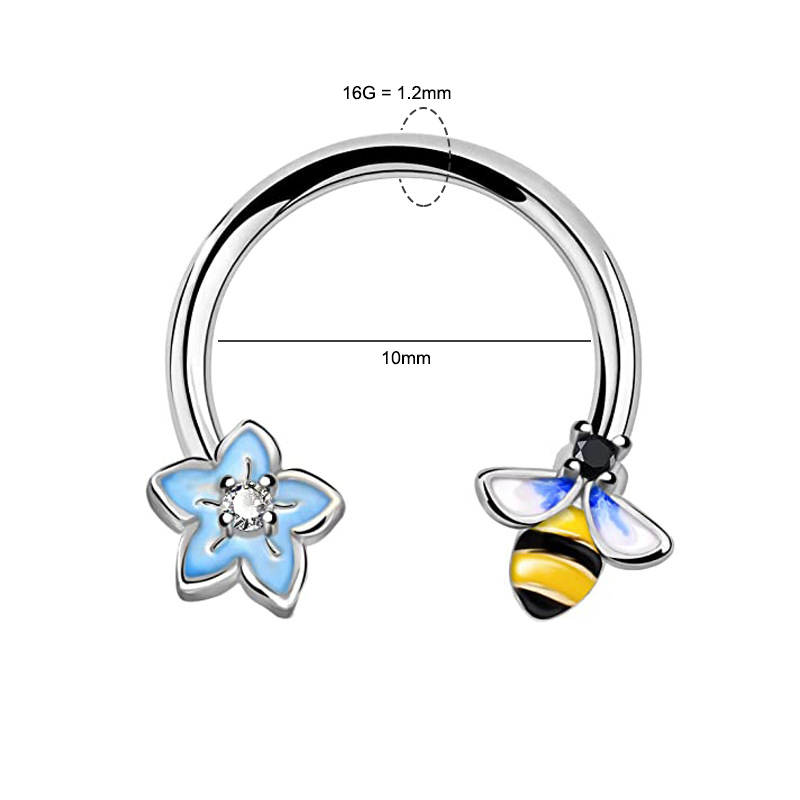 16G Septum Ring Daith Piercing - Body Jewelry And Earrings review and price