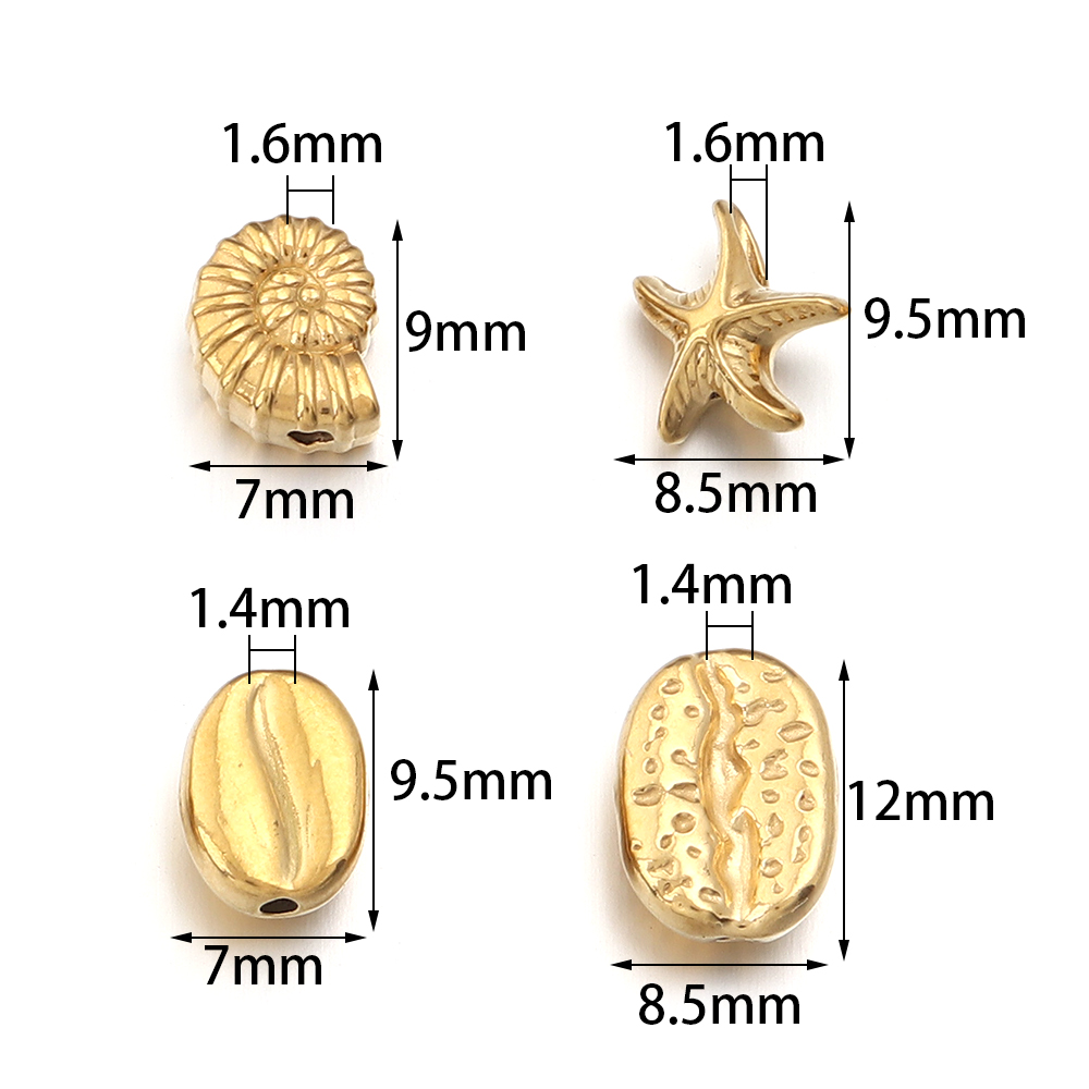 5pcs Stainless Steel Ocean Ani - Body Jewelry Beach review and price