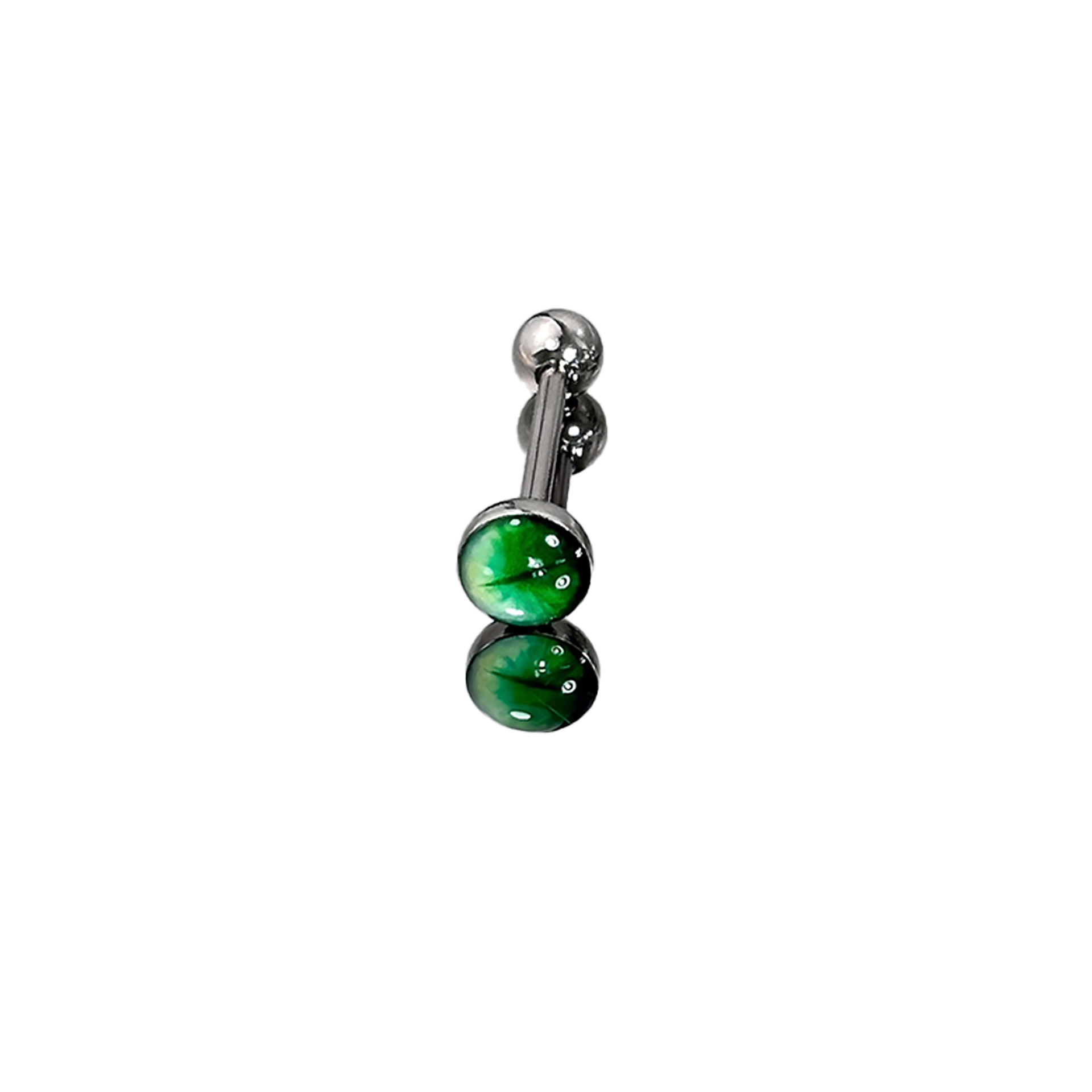 1Pc High-Quality Trendy Green  - Body Jewelry Quality review and price