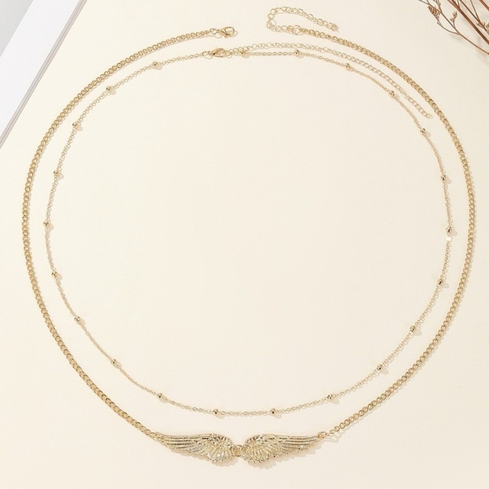 Trendy Elegant Double Layer Wi - Body Jewelry Beach review and price
